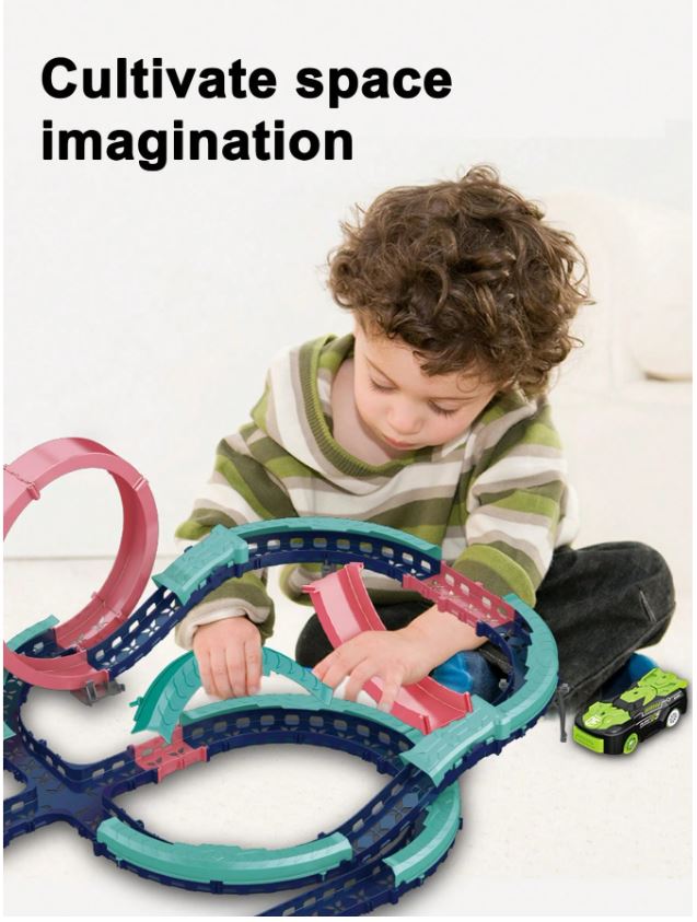 مسار سباق كهربائي – Rapid World Loop Track (22 قطعة)