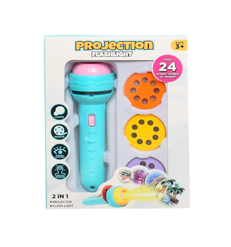 Projector Flashlight Toy كشاف بروجكتور