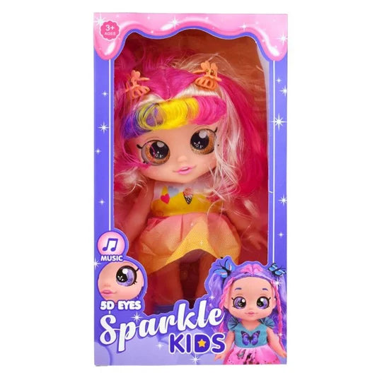 لعبة عروسة sparkle kids ملونة