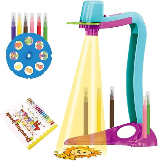 Kids Coloring Projector –🎨 جهاز الرسم الضوئي للأطفال – Projector Painting Multicolor