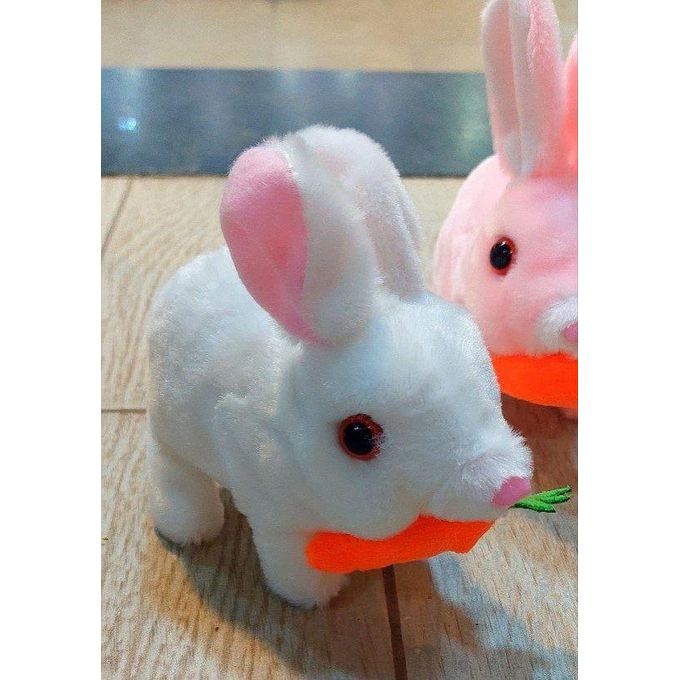 Interactive Bunny Toys - Furry Bunnies Can Walk and Make Sounds - Interactive Animal Doll for Kids