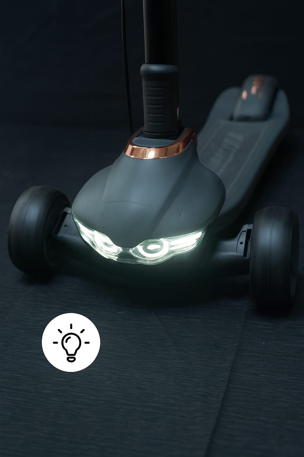 دراجة قابلة للطي بدواسات ثلاث عجلات سكوتر للأطفال مع أضواء scooter