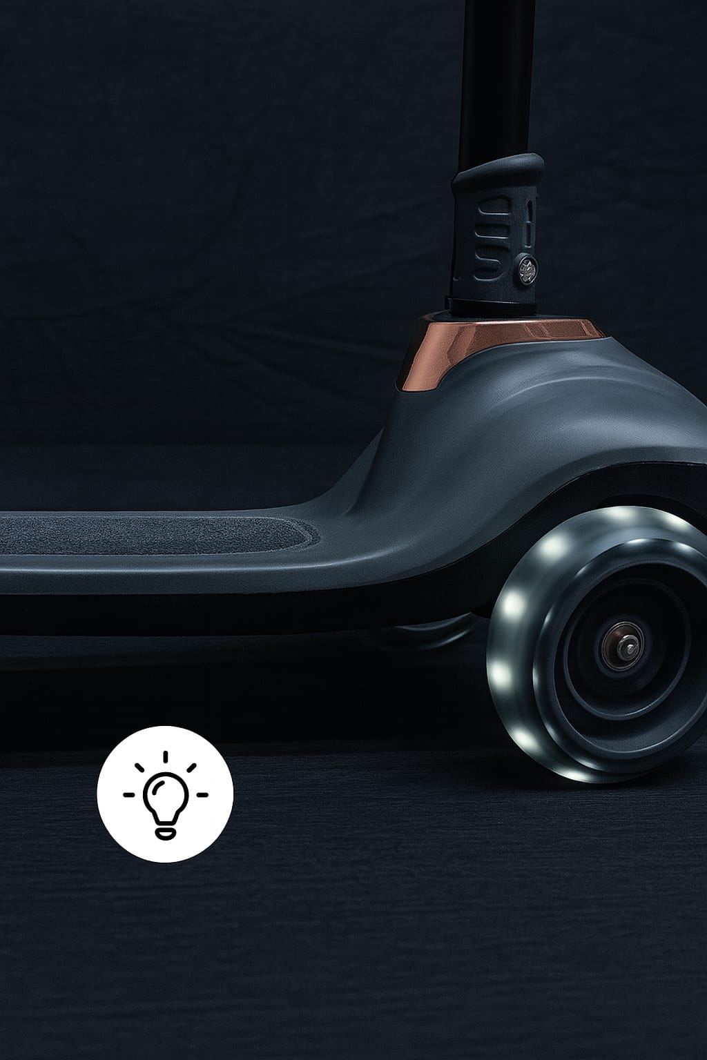 دراجة قابلة للطي بدواسات ثلاث عجلات سكوتر للأطفال مع أضواء scooter
