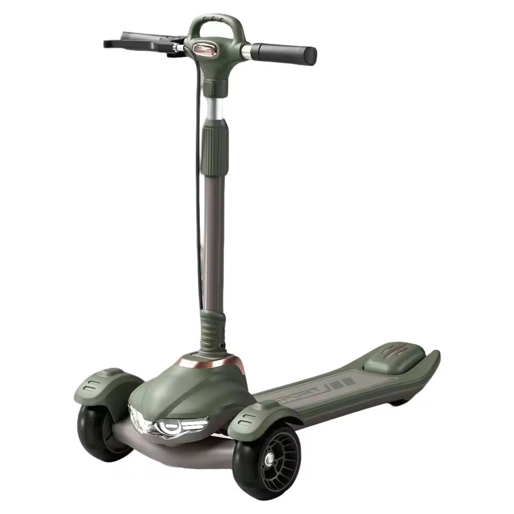 دراجة قابلة للطي بدواسات ثلاث عجلات سكوتر للأطفال مع أضواء scooter