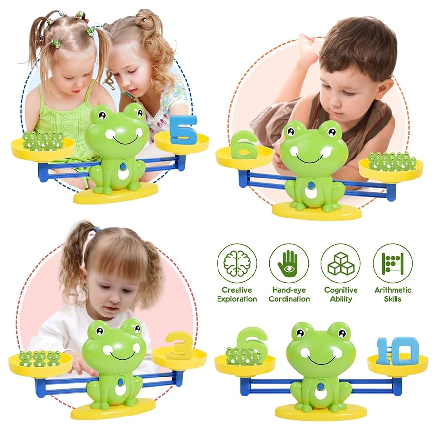 Frog Balancing Math Toy ميزان ضفضع