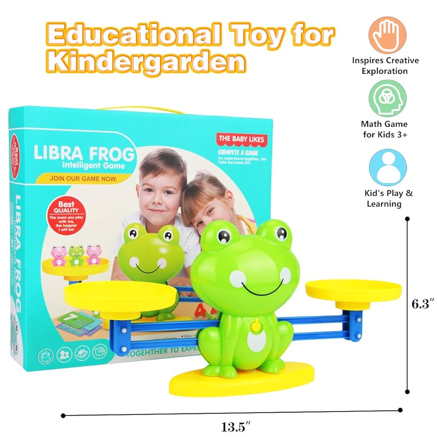 Frog Balancing Math Toy ميزان ضفضع