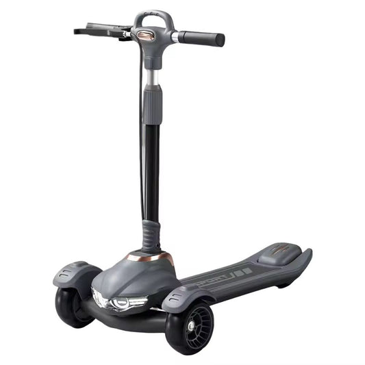 دراجة قابلة للطي بدواسات ثلاث عجلات سكوتر للأطفال مع أضواء scooter