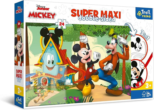 بازل تريفل-mickey super maxi double-sided-24قطعة