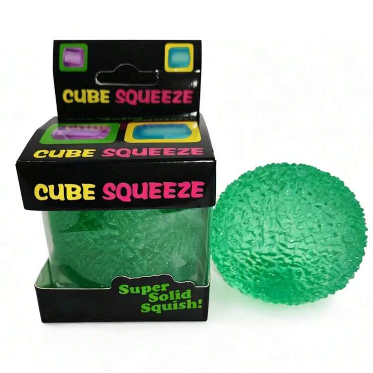 Cube Squeeze – Stress Relief Ball 💚