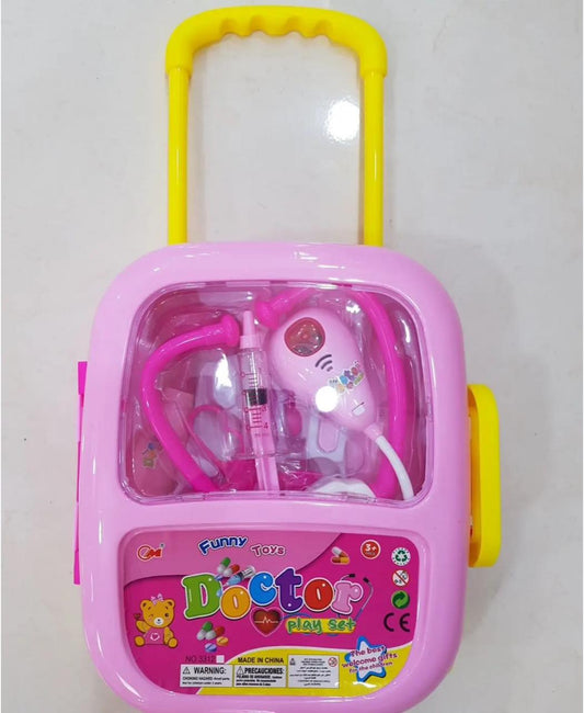 حقيبة دكتور للأطفال بعجلات – Doctor Play Set