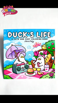 Duck`s life coloring book