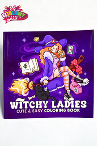 WITCHY LADIES coloring book