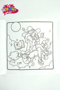 WITCHY LADIES coloring book