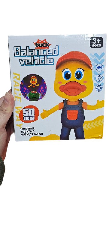 Balancing Duck on Moving wheels