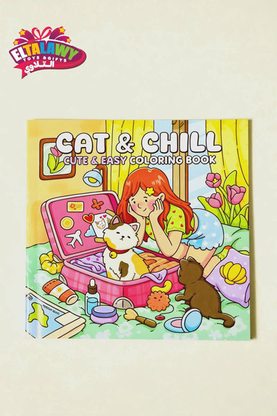 Cat & Chill Coloring Book