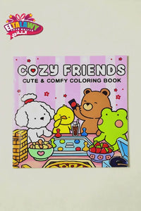 Cozy Friends Coloring Book