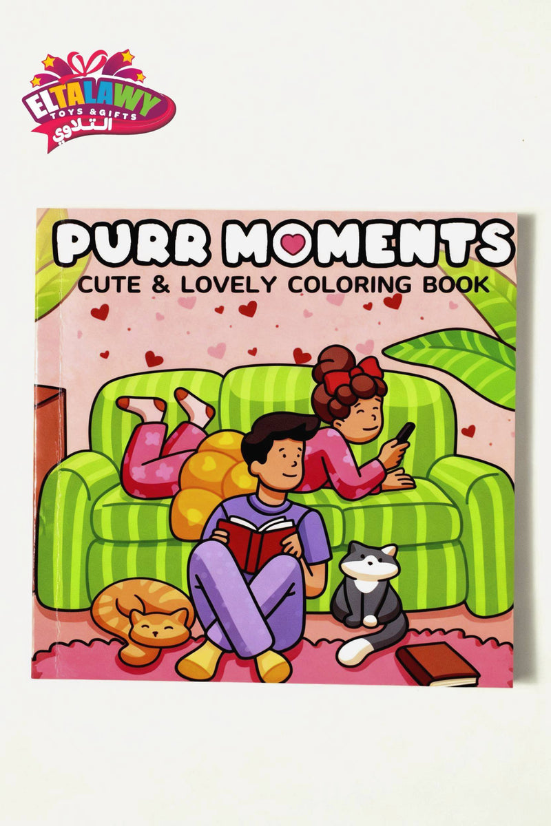 Purr Moments Coloring Book