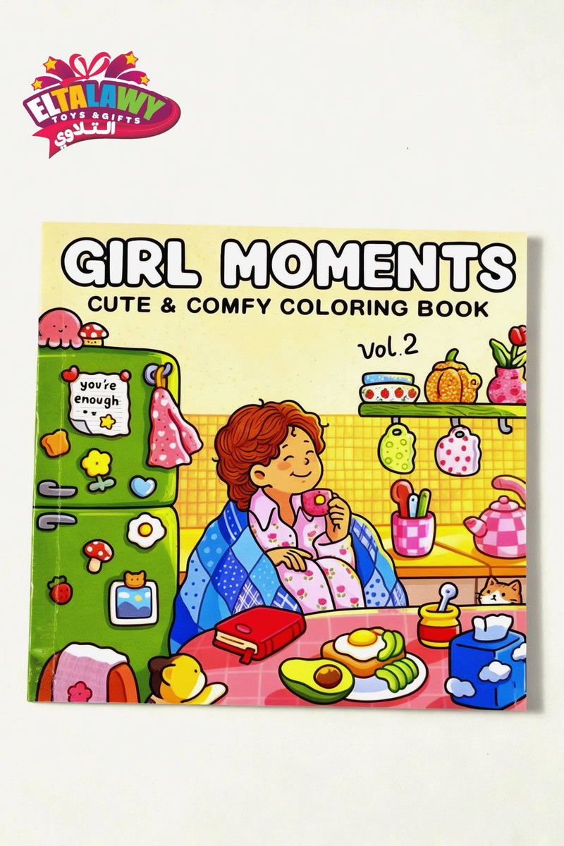 Girl Moments Coloring Book