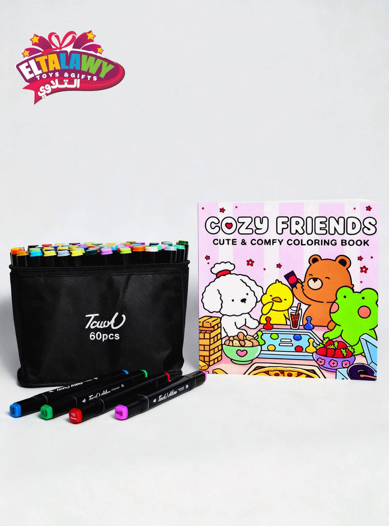 Offer 2: Coloring Book + 60 Colors Set 🎨