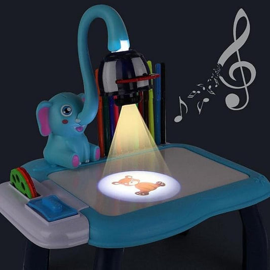 🐘 طاولة عرض تعليمية بالرسم الضوئي – Projector Painting (63387)