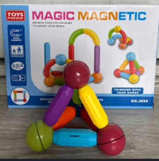 Magic Magnetic Building Blocks – 25 Pcs