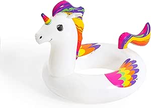 عوامة سباحة للأطفال – تصميم يونيكورن أبيض 🦄