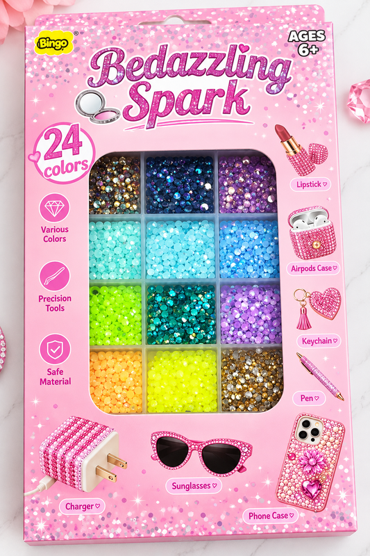 طقم تزيين Bedazzling Spark – 24 لون