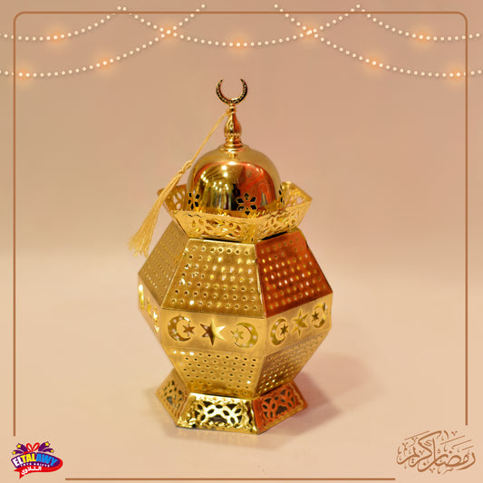 🌙 فانوس رمضان الذهبي الفاخر 🌙