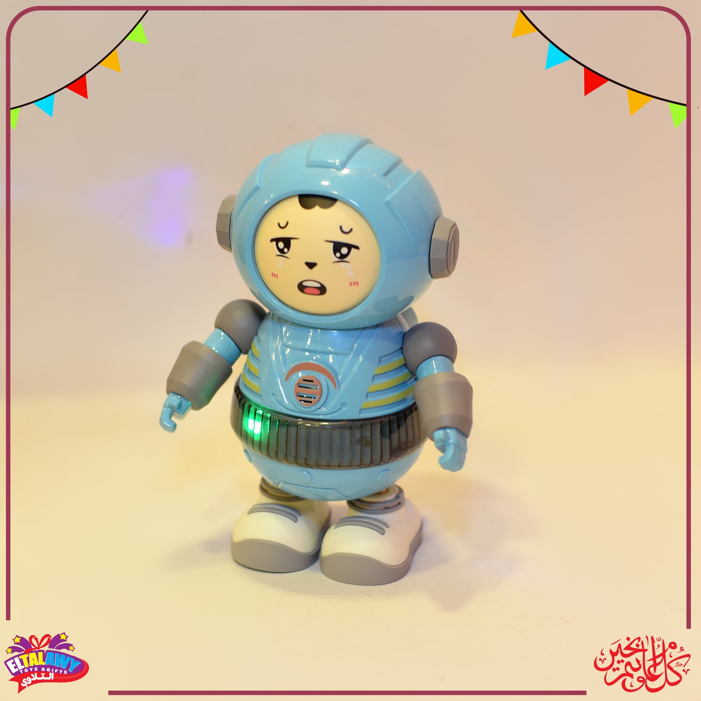 🤖🌙 فانوس رمضان للأطفال – شكل فضاء كيوت