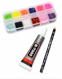 Small Sparkle Diamond Art Kit – 12 Colors