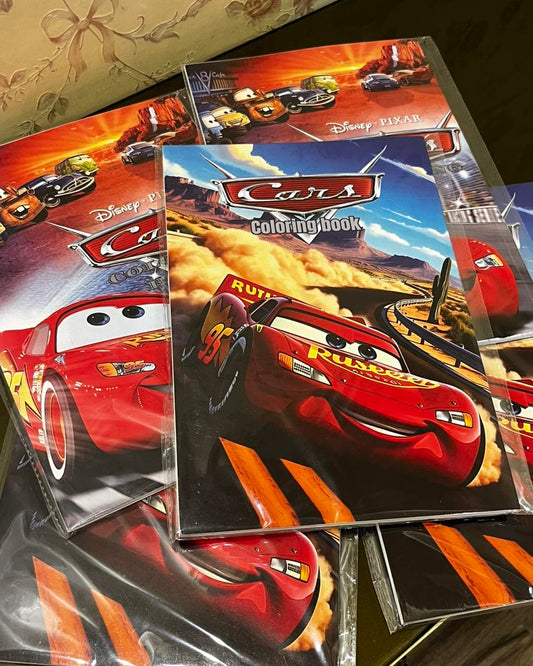 دفتر تلوين شخصيات Cars – Lightning McQueen