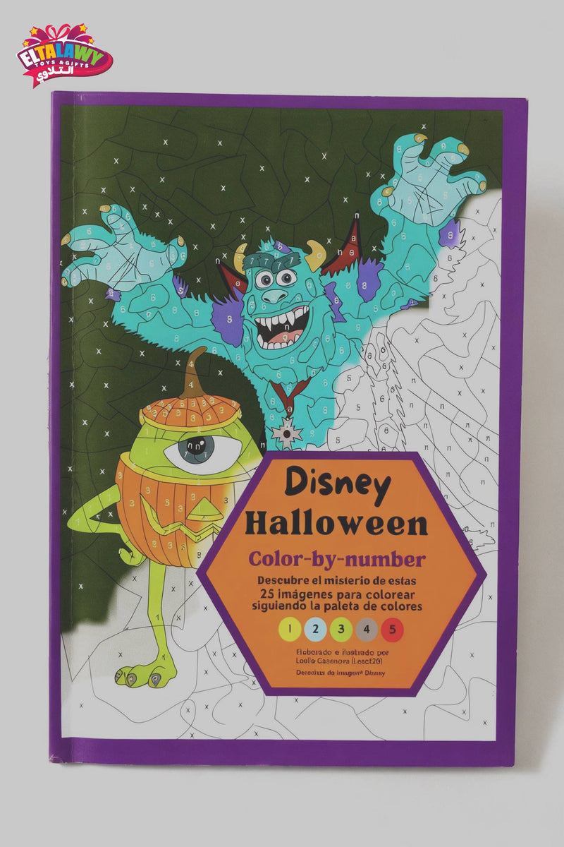 Disney Coloring Book with Numbers 🎨
