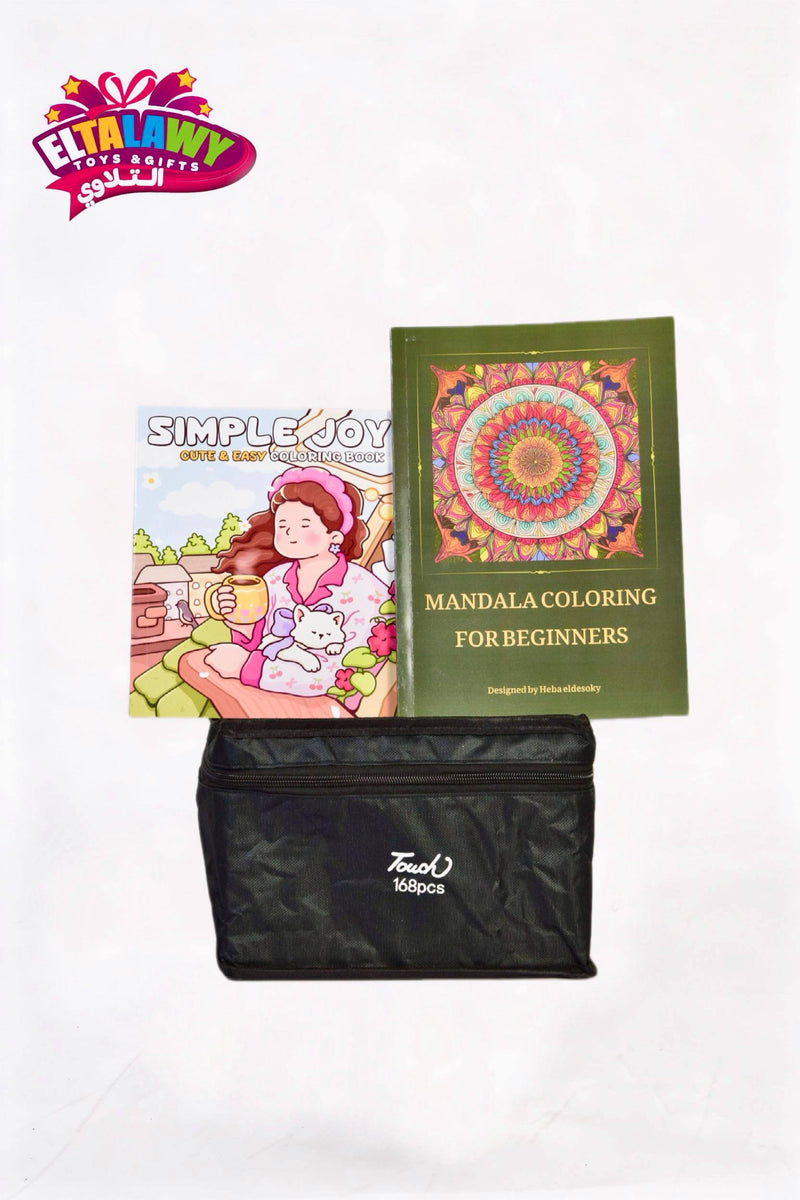 Offer  : Cozy Book + Mandala Book + 168 Colors Marker Set 🎨