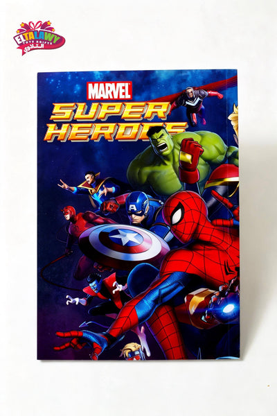 Super Heros Coloring Book