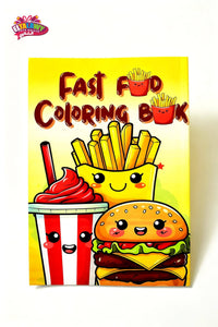Fast Food Coloring Book