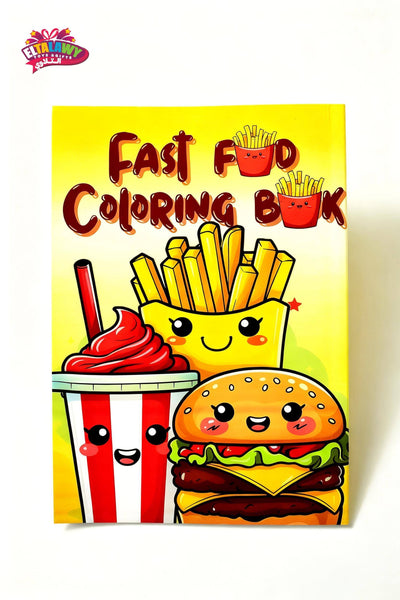 Fast Food Coloring Book