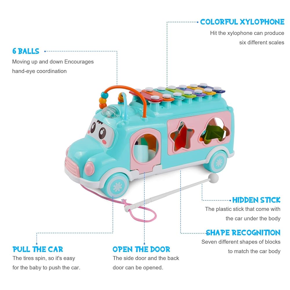 Baby Xylophone Musical Bus