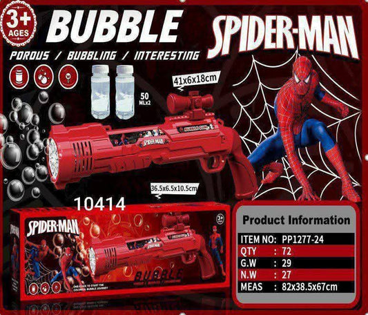 مسدس الفقاعات سبايدرمان spiderman